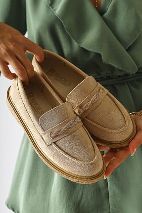 کفش کژوال بژ زنانه جیر Limoya - کد 866694651