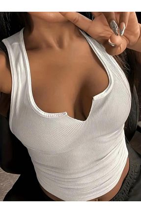بلوز سفید زنانه ساده Modaiconu - کد 878988328