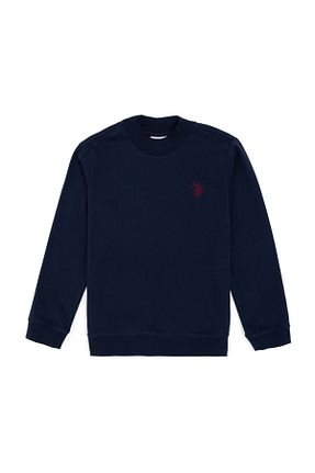 سوئیشرت سرمه ای بچه گانه ساده U.S. Polo Assn. - کد 879008111