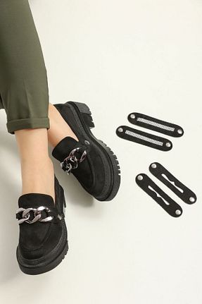 کفش لوفر مشکی زنانه جیر CICIKIZ - کد 879000595