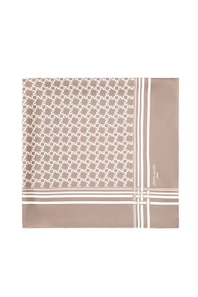 روسری قهوه ای 90 x 90 Pierre Cardin - کد 879011673