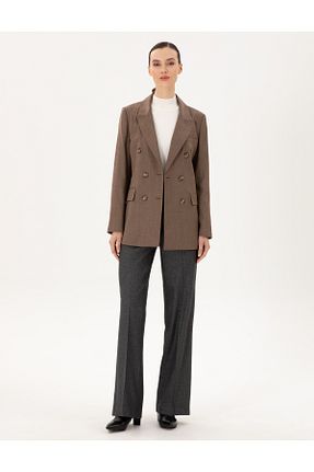 شلوار طوسی زنانه پارچه Pierre Cardin - کد 879012423