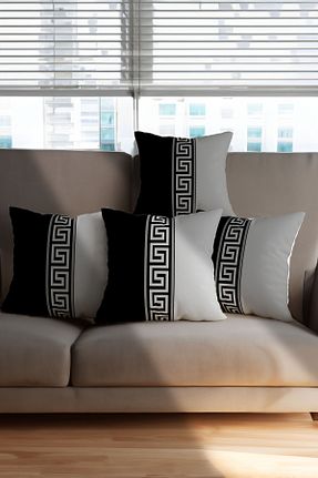 کوسن و روکش کوسن مشکی مخمل Artvibe - کد 879009063