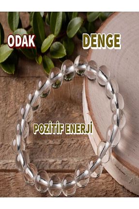دستبند جواهر سفید زنانه سنگ طبیعی DOĞAL TAŞ CENNETİ - کد 879039346