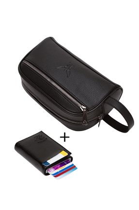 کیف دستی مشکی مردانه سایز متوسط Adelina Bags - کد 879040935