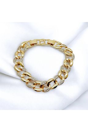 دستبند استیل (فولاد) طلائی زنانه استیل ضد زنگ MELLS TAKI - کد 849839138