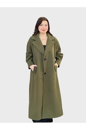 پالتو پشمی خاکی زنانه رگولار LADY RIVSD - کد 879061507