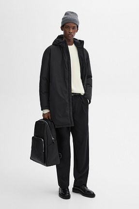 پارکا مشکی مردانه رگولار Massimo Dutti - کد 879060448