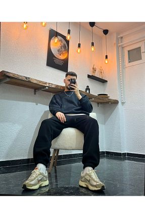 ست گرمکن مشکی زنانه %100 پنبه RE7EDİ - کد 879058073
