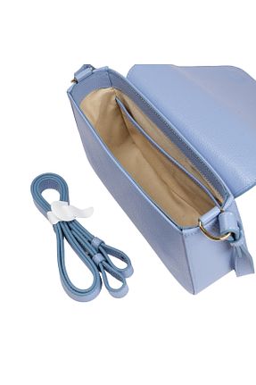 کیف دوشی آبی زنانه چرم خالص Elessa - کد 879062984