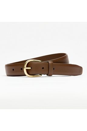 کمربند قهوه ای زنانه چرم خالص Sartoria Napoletana - کد 879076340