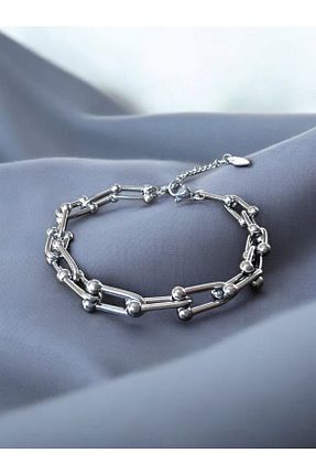 دستبند استیل (فولاد) زنانه استیل (فولاد) EL YAPIMI - کد 879070951
