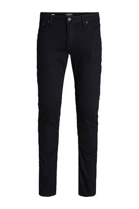 شلوار جین مشکی مردانه پاچه تنگ Jack & Jones - کد 2413081