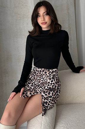 دامن بژ زنانه پارچه Fav Style - کد 879185172