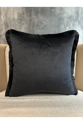 کوسن و روکش کوسن مشکی مخمل Fabricland - کد 813131032