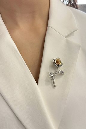 سنجاق سینه زنانه فلزی Modex - کد 833341691