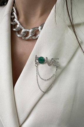 سنجاق سینه زنانه فلزی Modex - کد 661740561