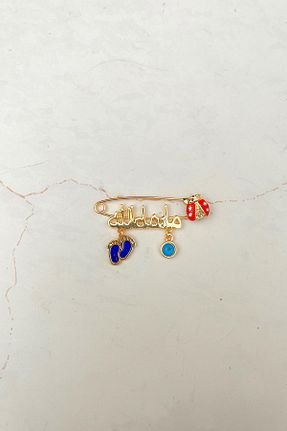 سنجاق سینه طلائی بچه گانه فلزی Modex - کد 364272383
