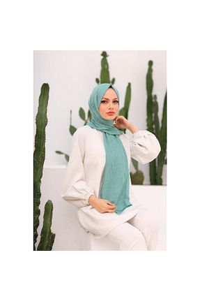 شال سبز زنانه پنبه ای Genel Markalar - کد 232057966