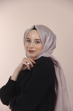 شال صورتی زنانه پنبه پلی استر Siyane - کد 746919861