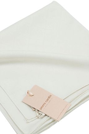 روسری طلائی پنبه ای Pierre Cardin - کد 854396465