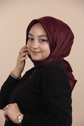 روسری بنفش پلی استر Siyane - کد 879211910