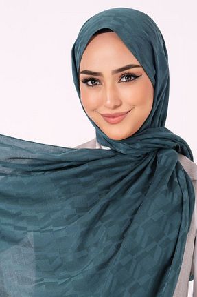شال سبز زنانه پلی استر HAREM SCARF - کد 809524715