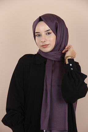 شال بنفش زنانه پنبه پلی استر Siyane - کد 750399327