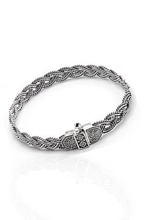 دستبند نقره زنانه 925 عیار Midyat Nurtaş Gümüş - کد 879224576