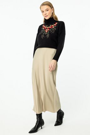 دامن طوسی زنانه پلی استر ON - کد 879219878