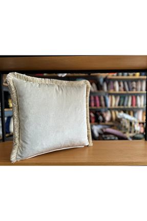 کوسن و روکش کوسن بژ مخمل Fabricland - کد 813155856