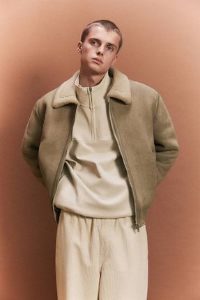 کت نباتی مردانه رگولار Pull & Bear - کد 879225964