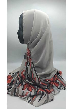 شال بژ زنانه شیفون Differenza - کد 879226523