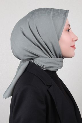 دستمال گردن قهوه ای زنانه پنبه ای Pierre Cardin - کد 879242576