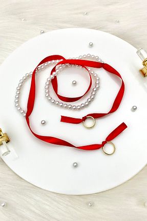 عقد و عروسی و حنابندان قرمز ZEYMERADE - کد 864690548