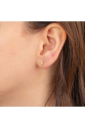 گوشواره طلا زرد زنانه 14 عیار FasekGold - کد 879281742