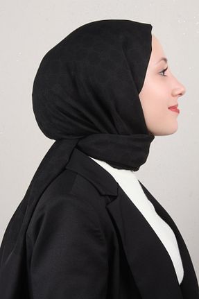 شال قهوه ای زنانه پلی استر Aker - کد 879281772