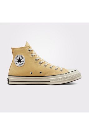 کفش اسنیکر زرد زنانه بند دار Converse - کد 879296190