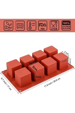 قالب کیک و فر قهوه ای سیلیکون Tinky Winky - کد 879300912
