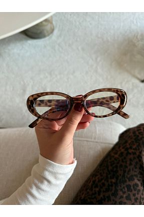 عینک محافظ نور آبی قهوه ای زنانه پلاستیک RoseandRoses - کد 857844805