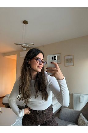 عینک محافظ نور آبی قهوه ای زنانه پلاستیک RoseandRoses - کد 857844805
