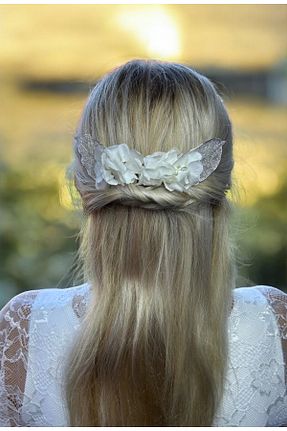 گیره سر سفید زنانه Eva Flore - کد 867287615