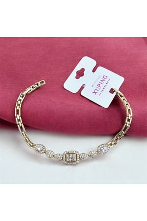 دستبند استیل (فولاد) صورتی زنانه استیل ضد زنگ XUPING JEWELRY - کد 879311427