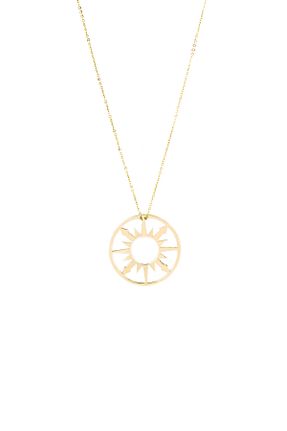 گردنبند جواهر متالیک زنانه روکش طلا Atelier Petites Pierres - کد 879319003