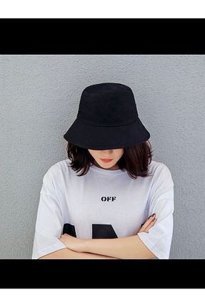 کلاه مشکی زنانه پنبه ای MSASTYLE - کد 879317278