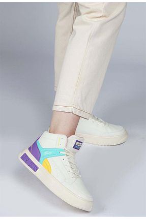 کفش اسنیکر طوسی زنانه بند دار Jump - کد 879079317