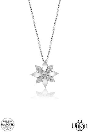 گردنبند نقره زنانه 925 عیار Swarovski - کد 770249860
