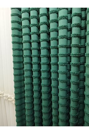پرده زمینه سبز کتان CEMRE - کد 879322749