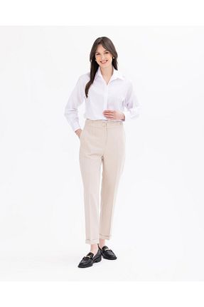 شلوار بژ زنانه پنبه ای SEÇİLSTORE - کد 879368469