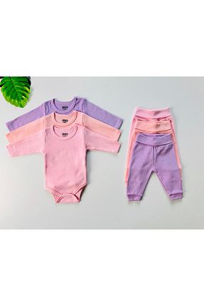 ست نوزادی رنگی بچه گانه پنبه ای EFU BABY - کد 879387085